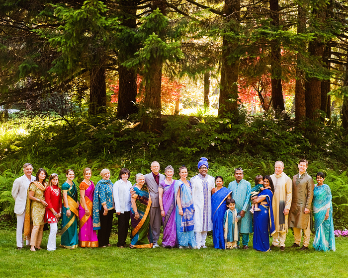 Hindu Wedding - Family Formal - Bridal Veil Lakes wedding - Portland Oregon