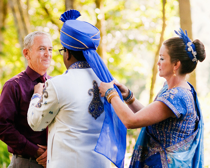 Father of Bride, Robin Cody, with Groom and Bride - Bridal Veil Lakes wedding - Portland Oregon