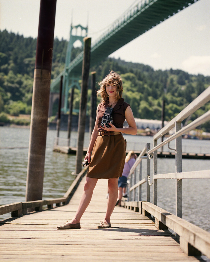 Cathedral Park - Mamiya RZ67 - medium format portrait - Portland portrait photographer