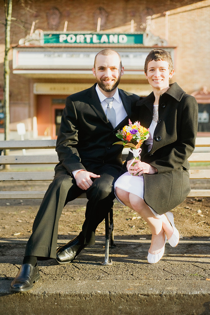 Portland Oregon Arlene Schnitzer: Bride and Groom