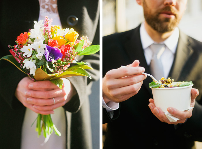 Downtown Portland Wedding: Food Carts