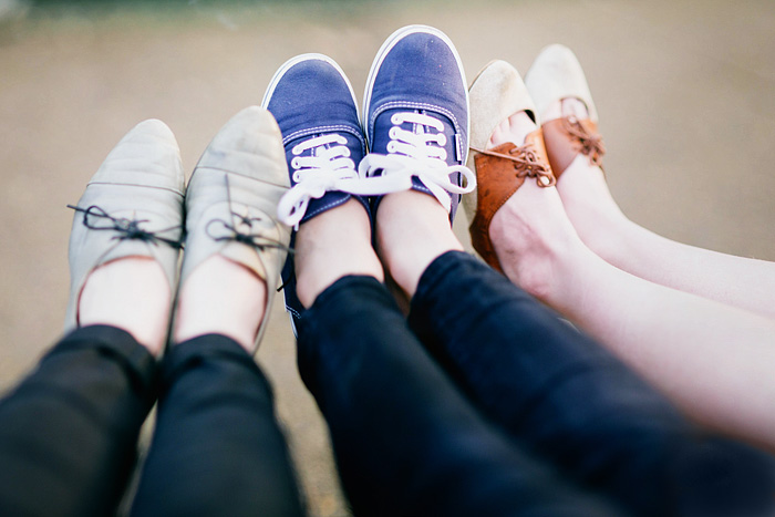 Women's Shoes - Portland, OR - Bokeh Panorama - Brenizer Method