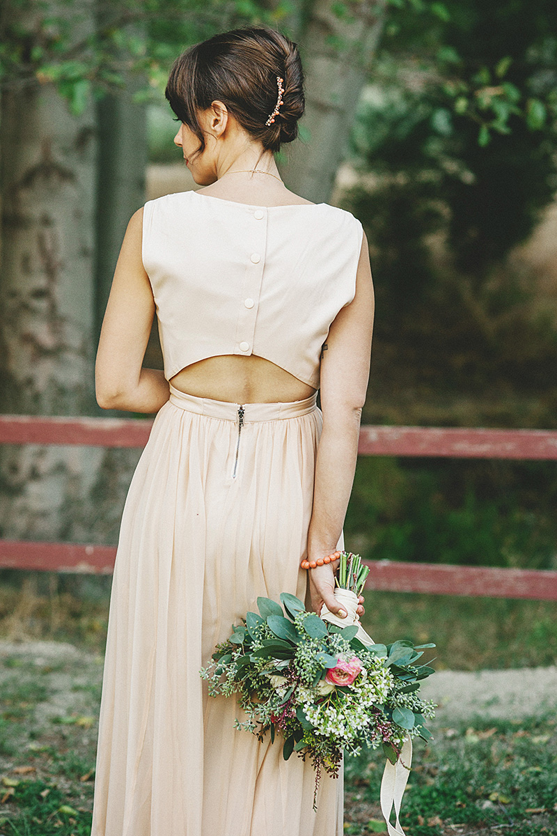 Portrait of Bride | Kate & Will's Camp Seely Wedding | Kim Smith-Miller