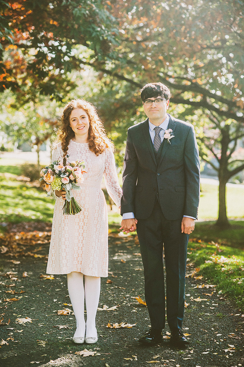 Eleanor and Max's Cathedral Park Elopement in Portland, OR