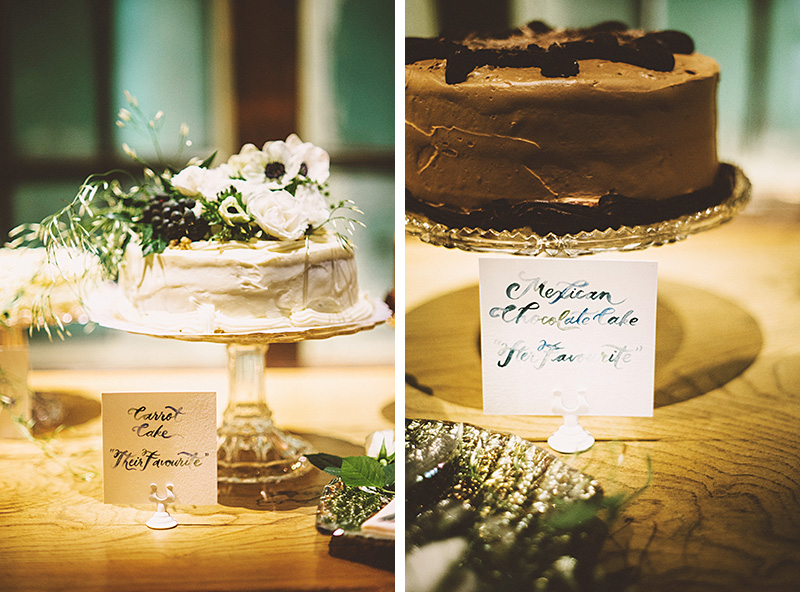 Wedding cakes on display - Sodo Park Wedding Photographer
