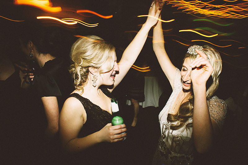 Dance floor action shots at the wedding reception. Sodo Park Wedding Photographer