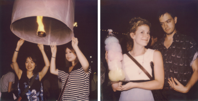 Loi Krathong Celebrations | SLR680 Polaroid