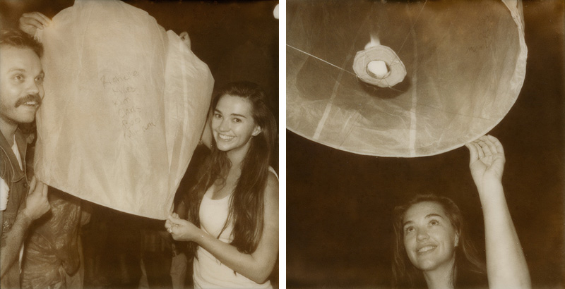 Loi Krathong Celebrations | SLR680 Polaroid