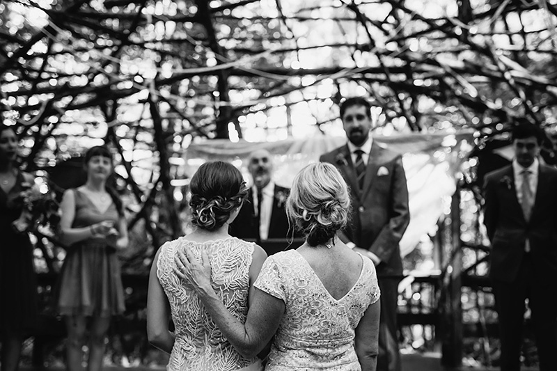 Woods Stage Ceremony at Pendarvis Farm - Best Portland Wedding Photography
