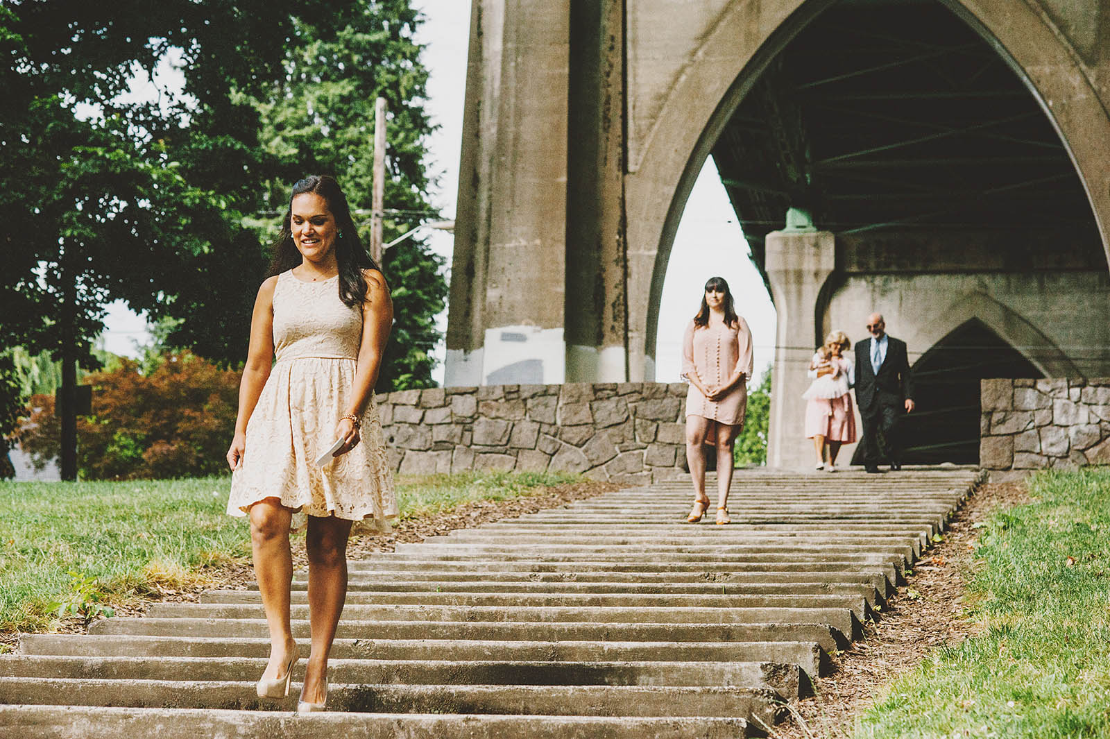 Ceremony Processional | Cathedral Park Wedding