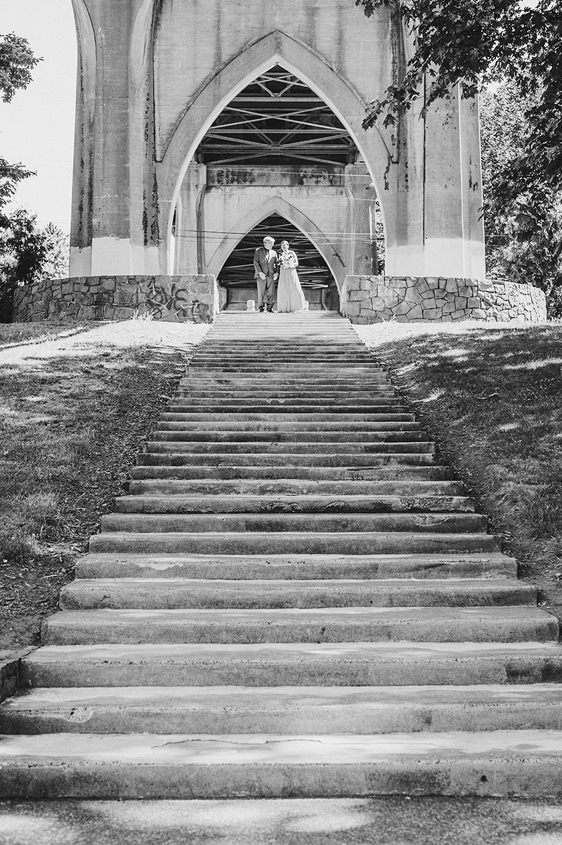 St. Johns Bridge Wedding Ceremony