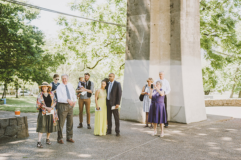 St. Johns Bridge Wedding Ceremony
