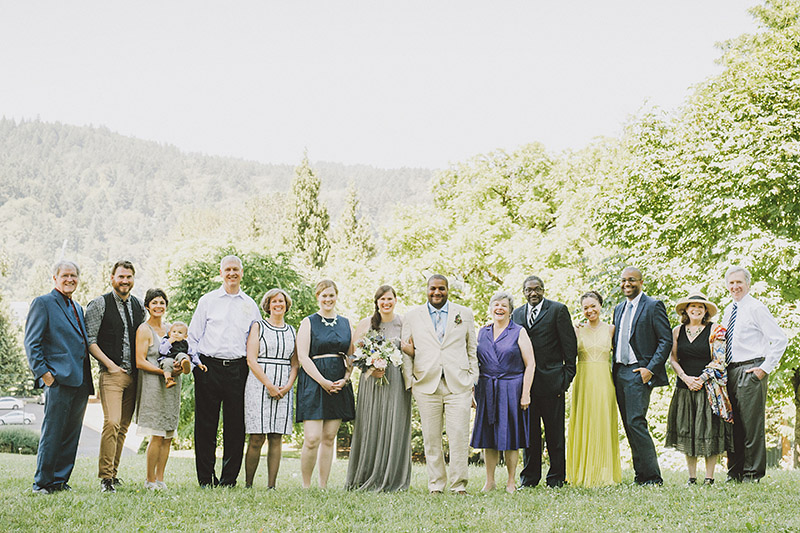 St Johns Bridge Wedding - Family Portraits in Cathedral Park
