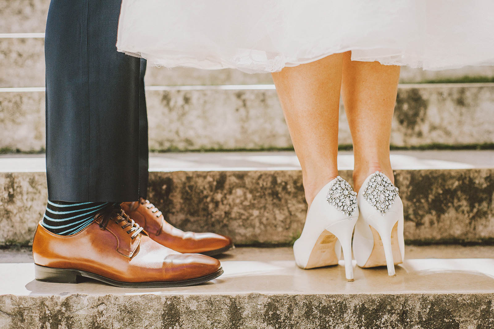 Fashionable Footwear | Springtime Paris Elopement at Parc des Buttes Chaumont