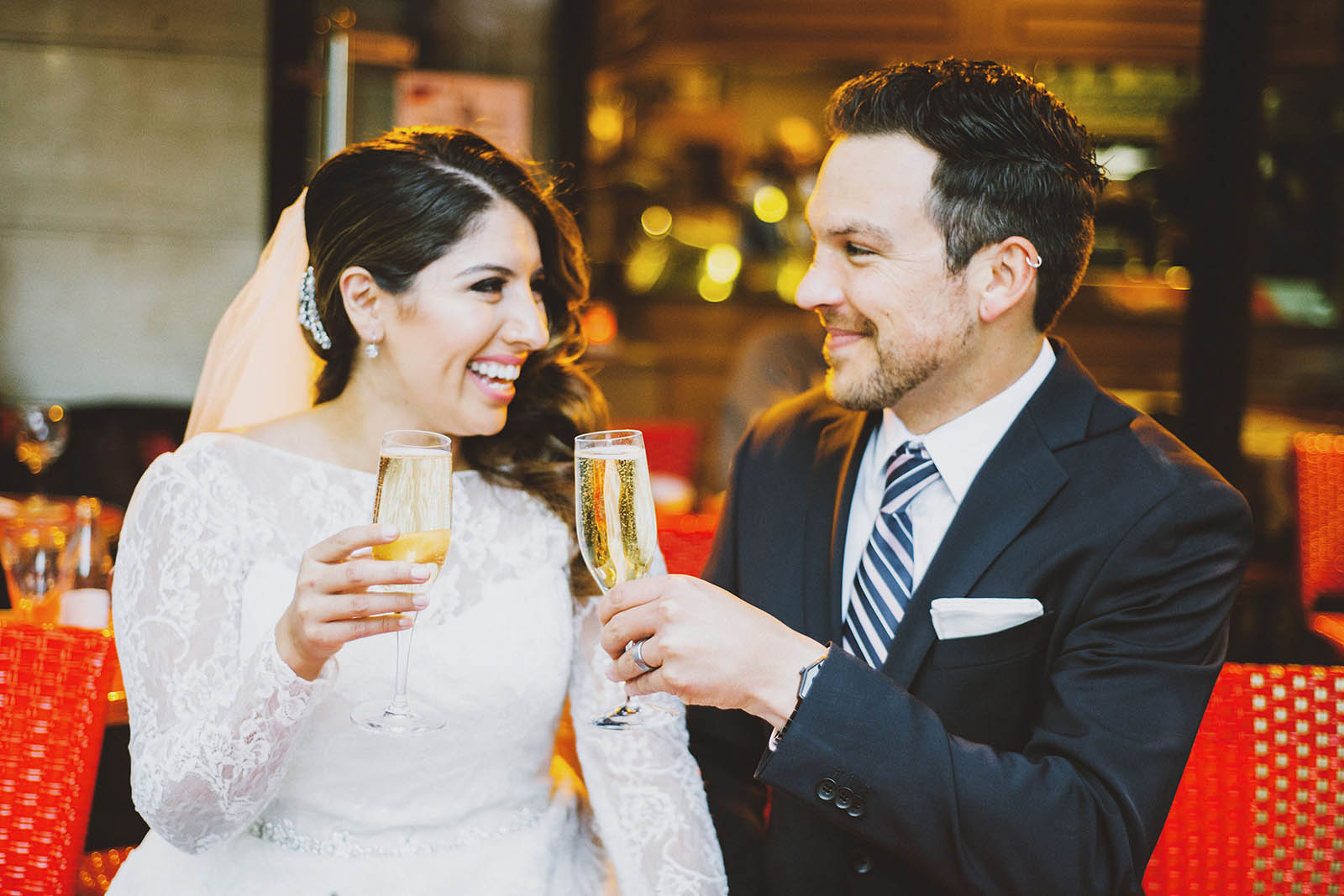 Champagne Toast | Springtime Paris Elopement at Parc des Buttes Chaumont