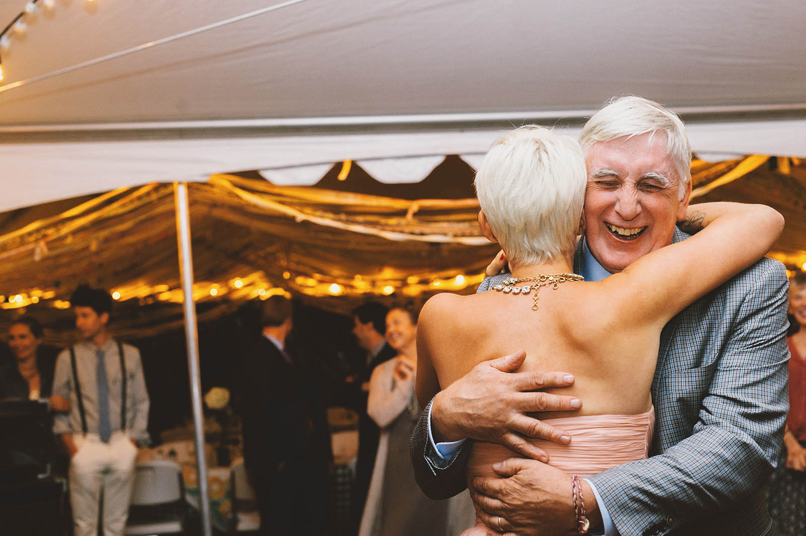 Orcas Island wedding - Bride and Father's first dance