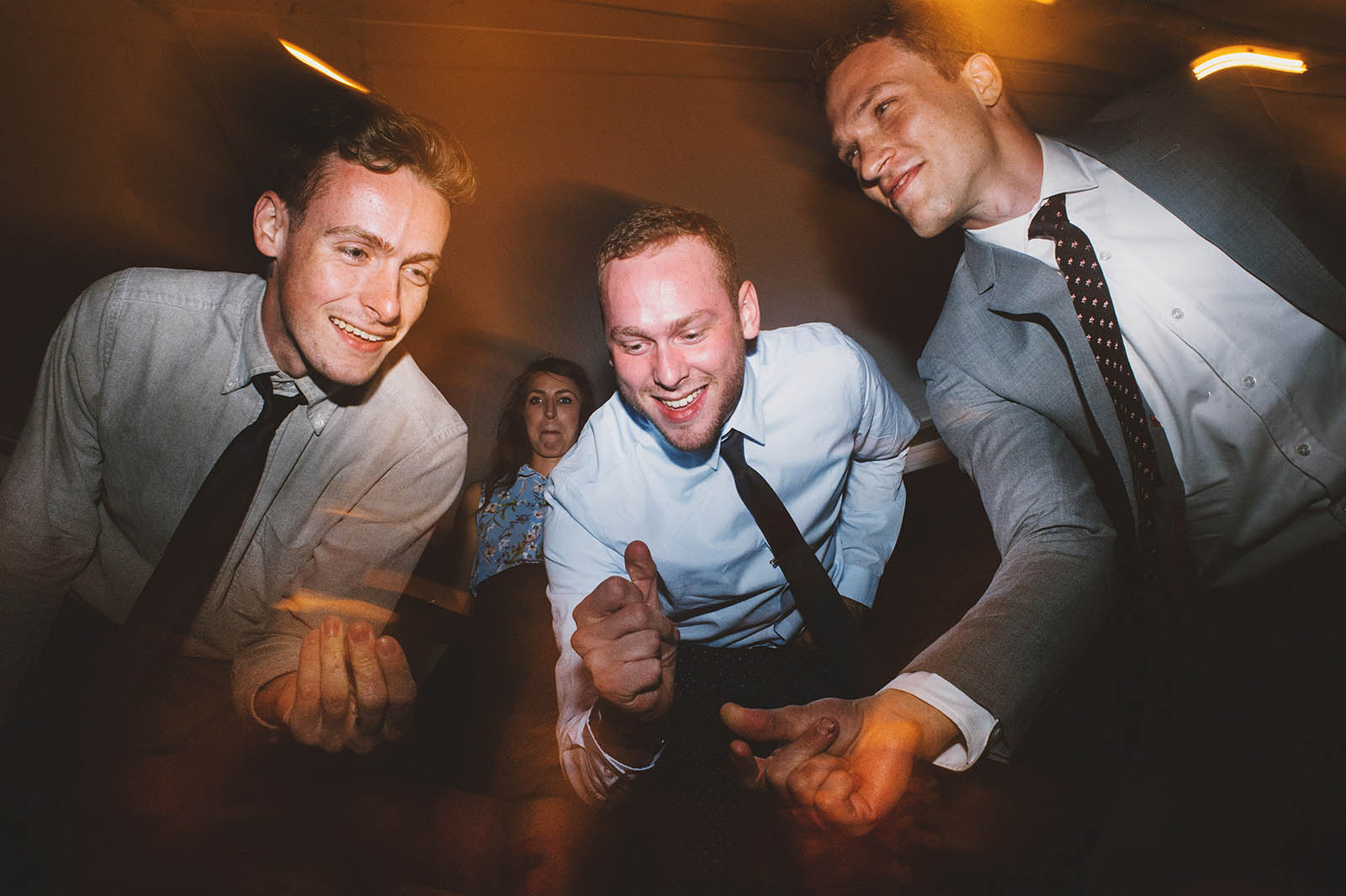 Orcas Island wedding - Guests dancing under the reception tent