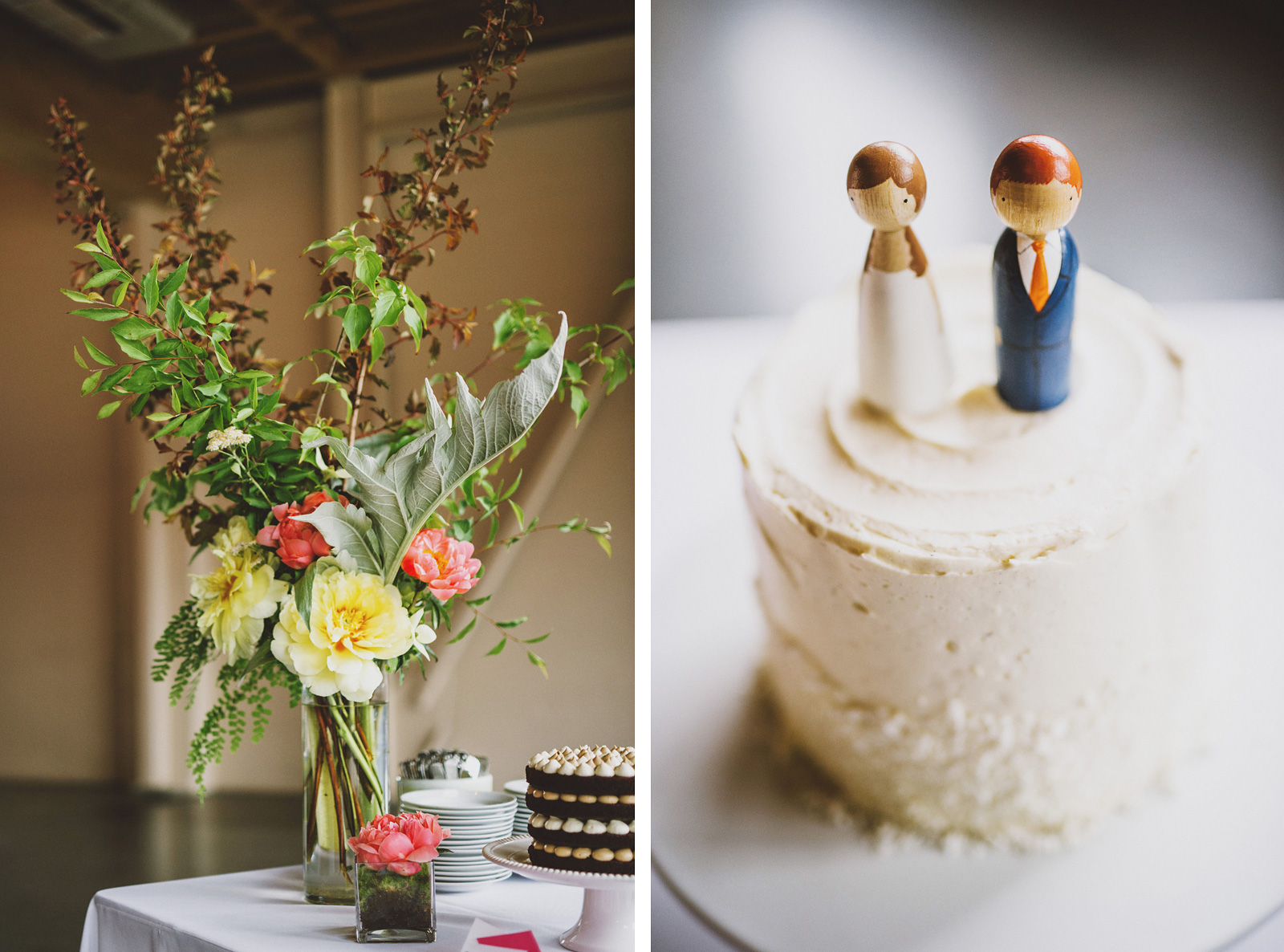 Wedding cake toppers | Castaway Portland Wedding