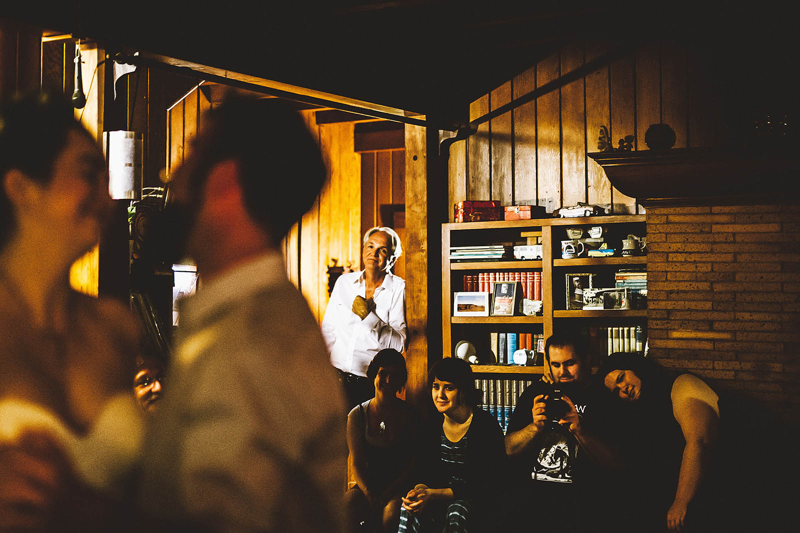 Father of the Bride watching the First Dance | SouWester Lodge Wedding