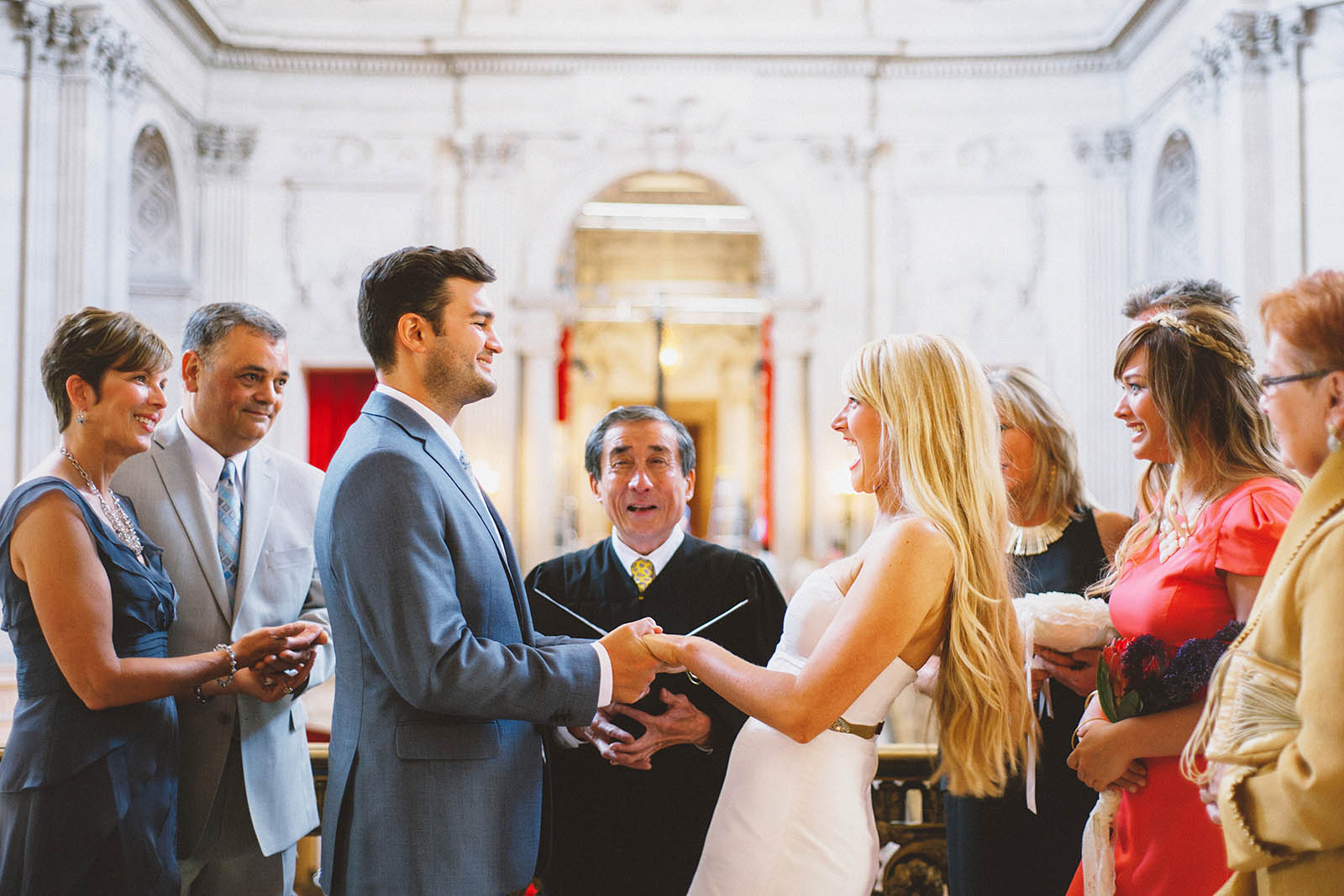 San Francisco City Hall Wedding Ceremony