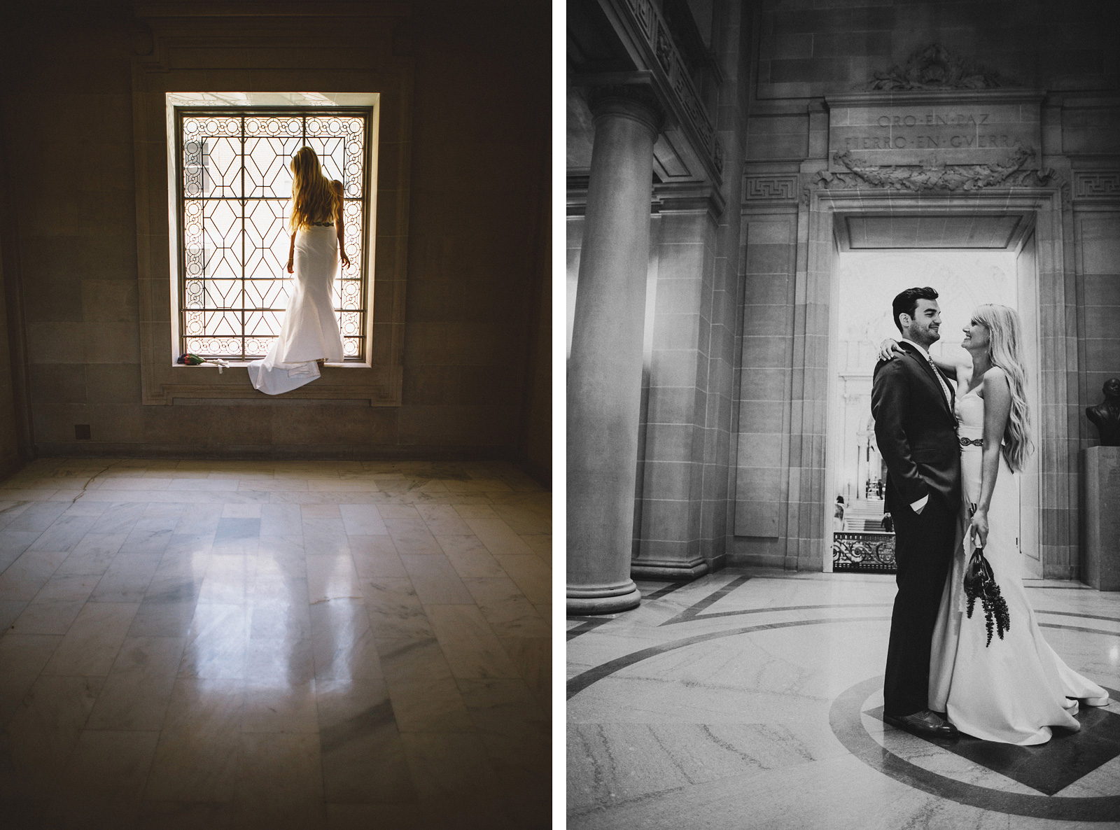 San Francisco City Hall Wedding Portraits