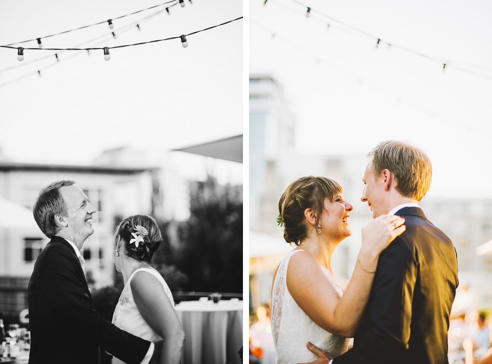 Bride and Groom's first dance | Ecotrust Rooftop Wedding in Downtown PDX