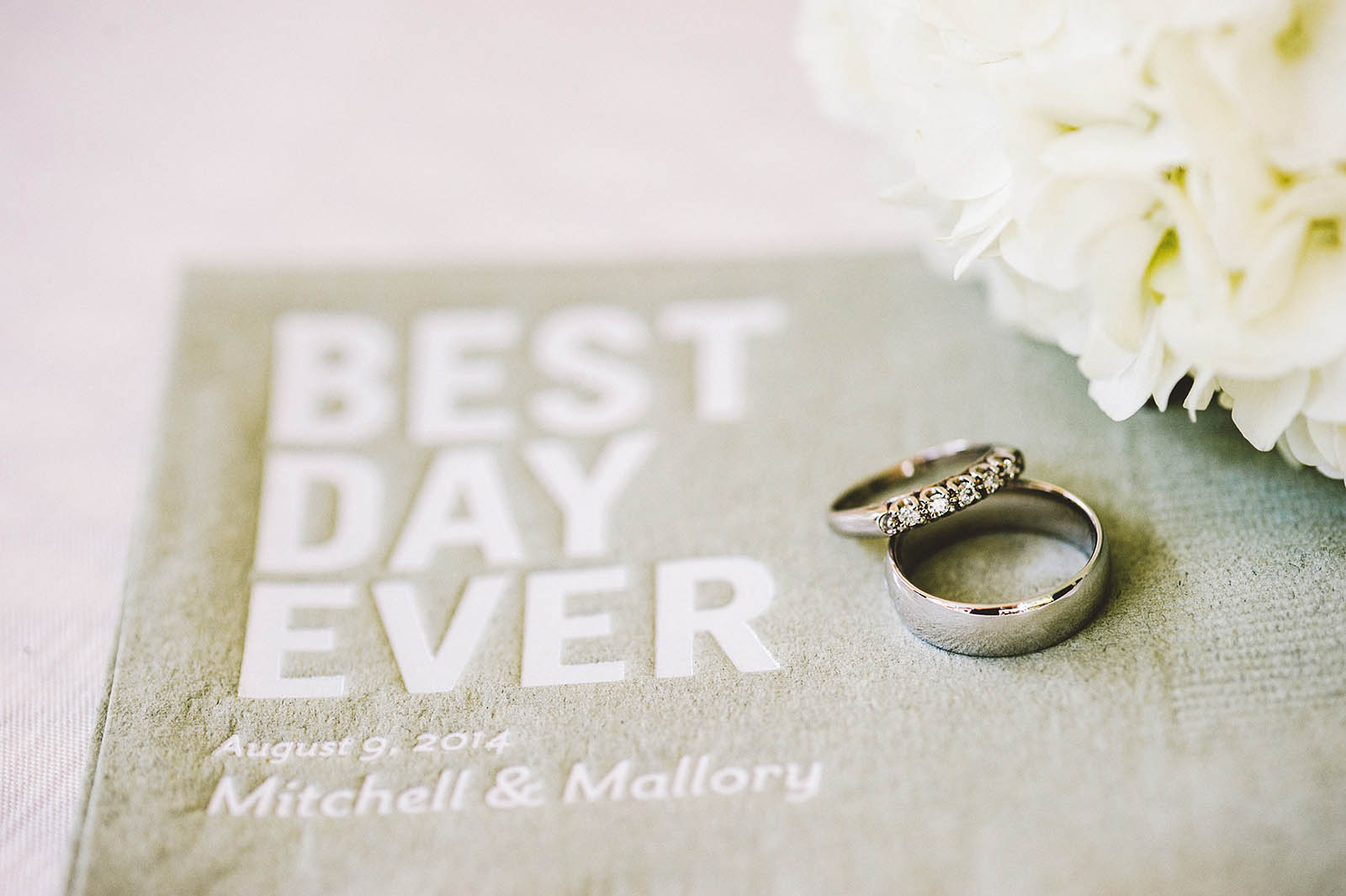 Best Day Ever Napkins | Fort Vancouver Wedding in Washington