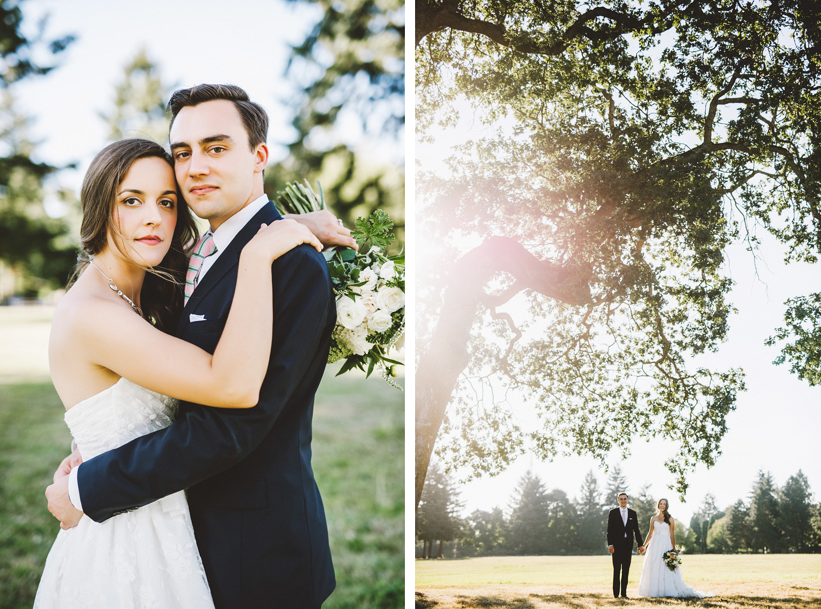 Portraits around the Marshall House | Fort Vancouver Wedding in Washington