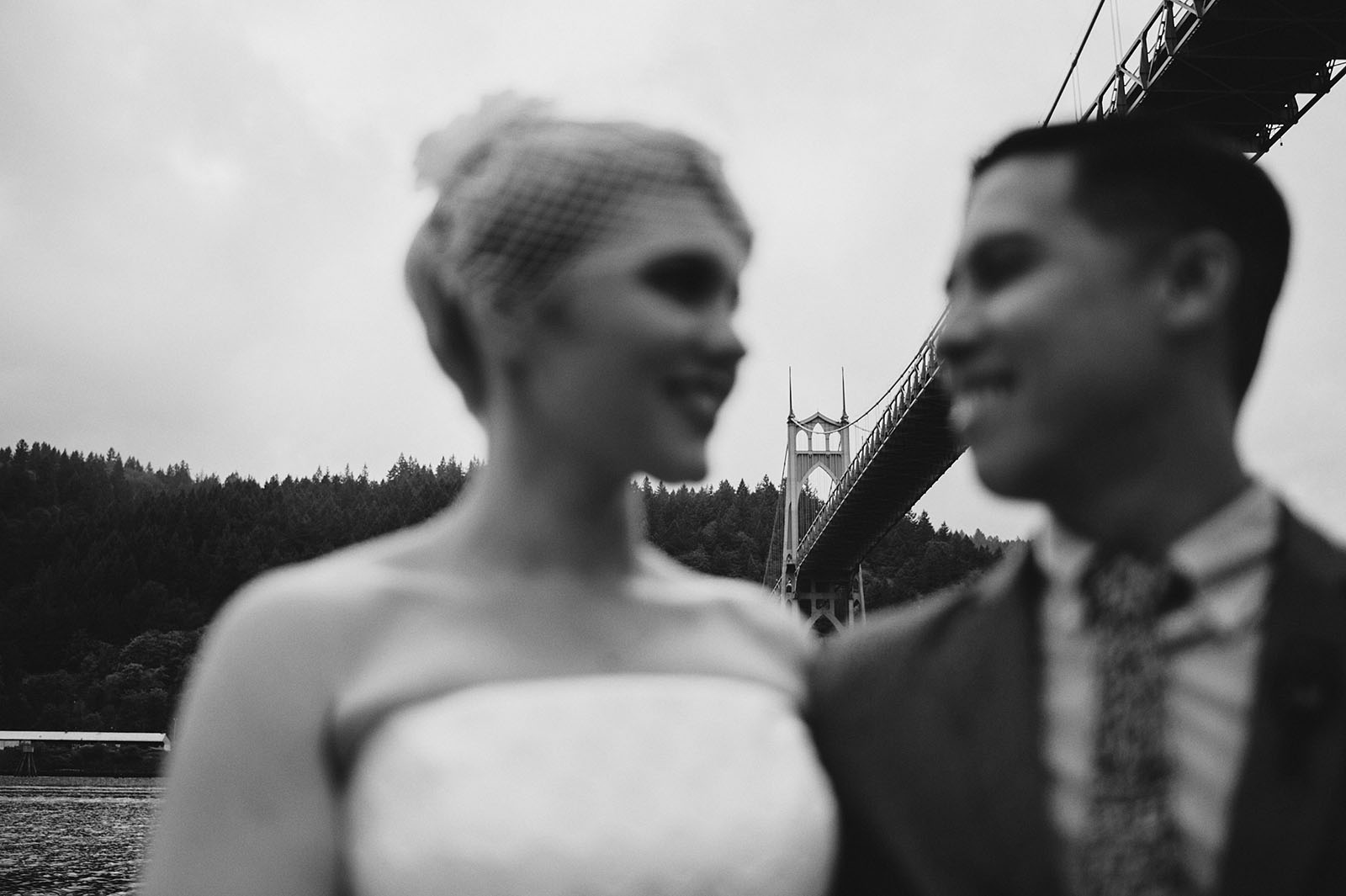 Portraits in Cathedral Park | Portland Oregon Elopement