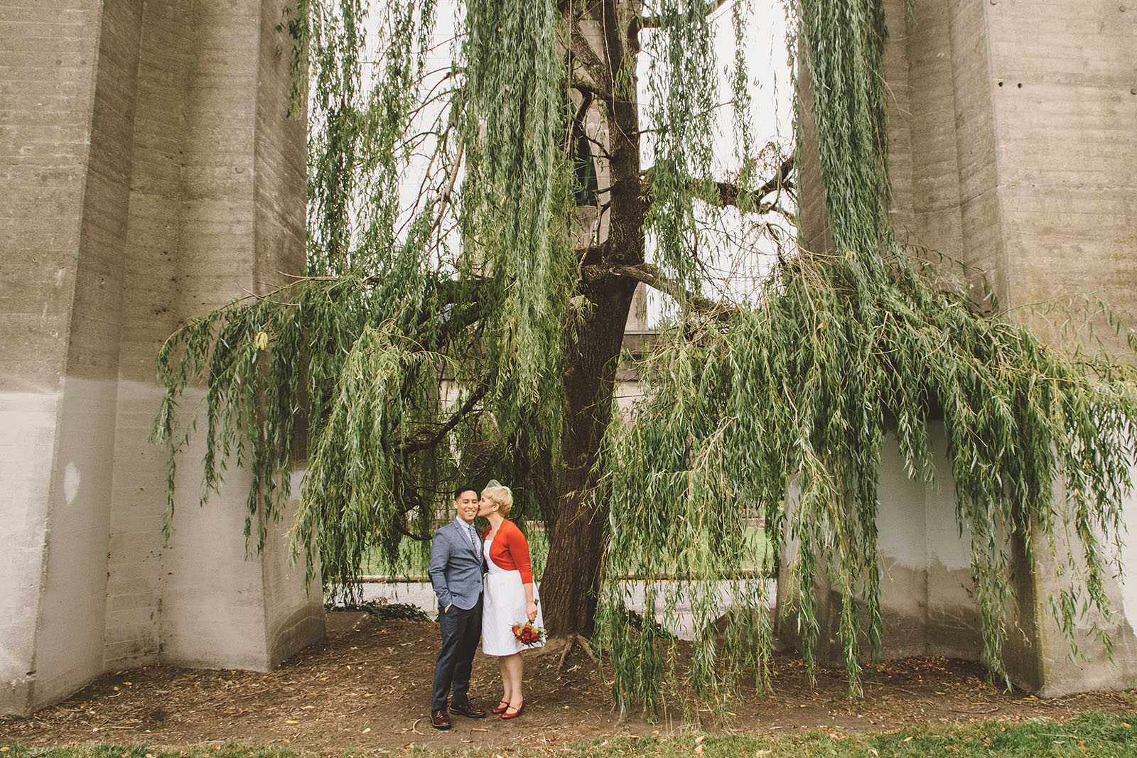 Portraits in Cathedral Park | Portland Oregon Elopement