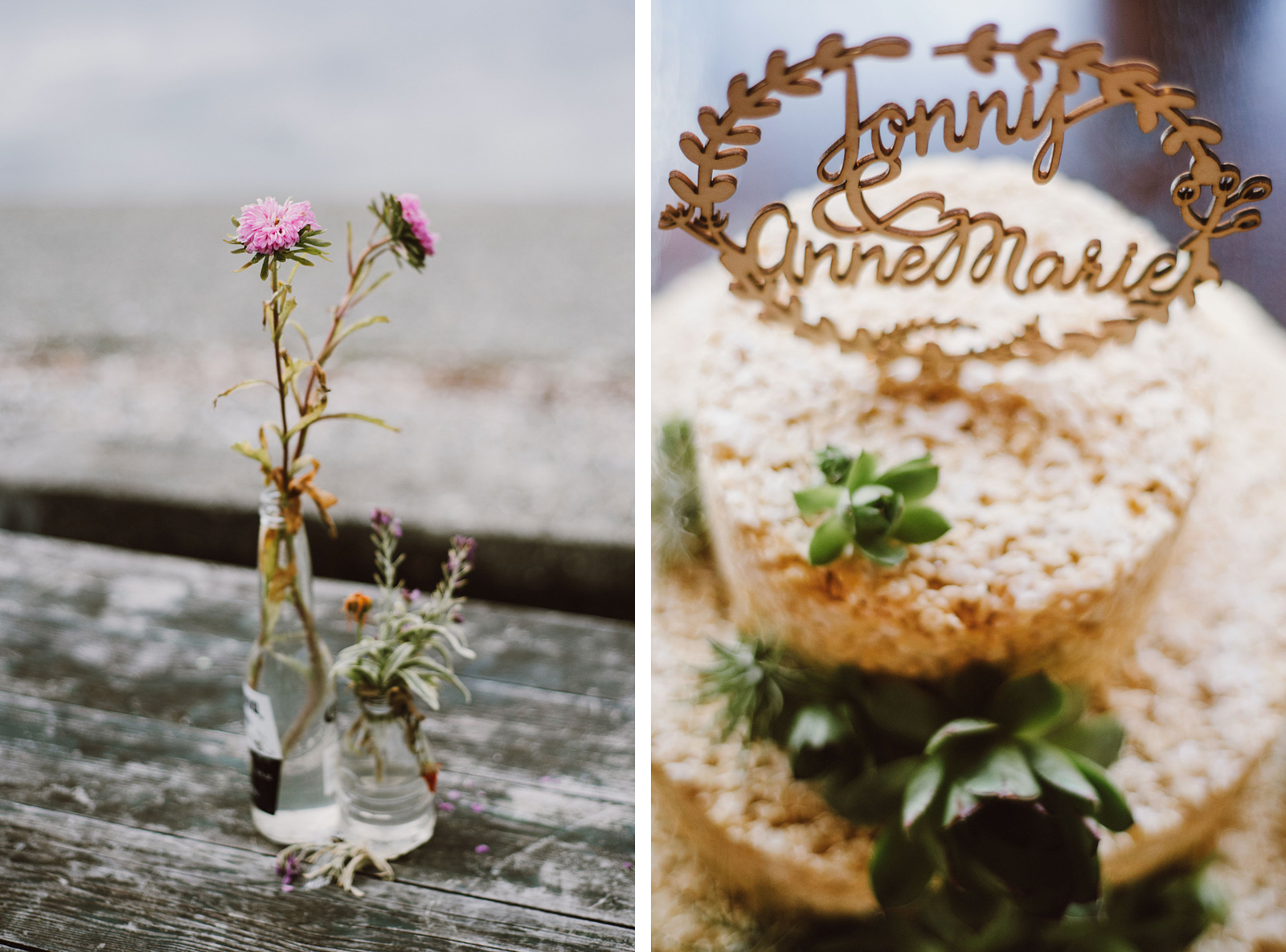 Rice Krispie Wedding Cake | Camano Island Wedding