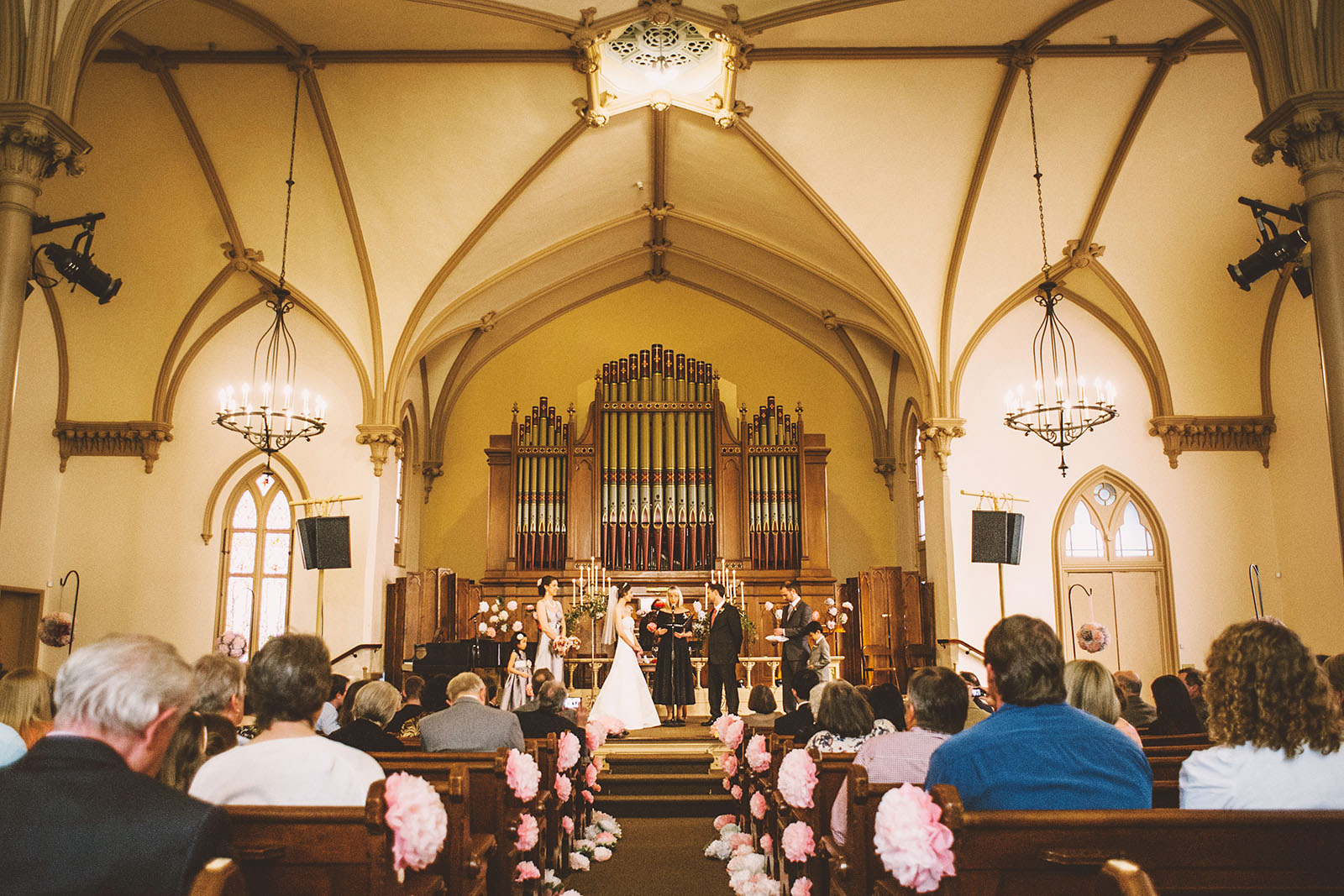 The Ceremony stage | Old Church Wedding Photos