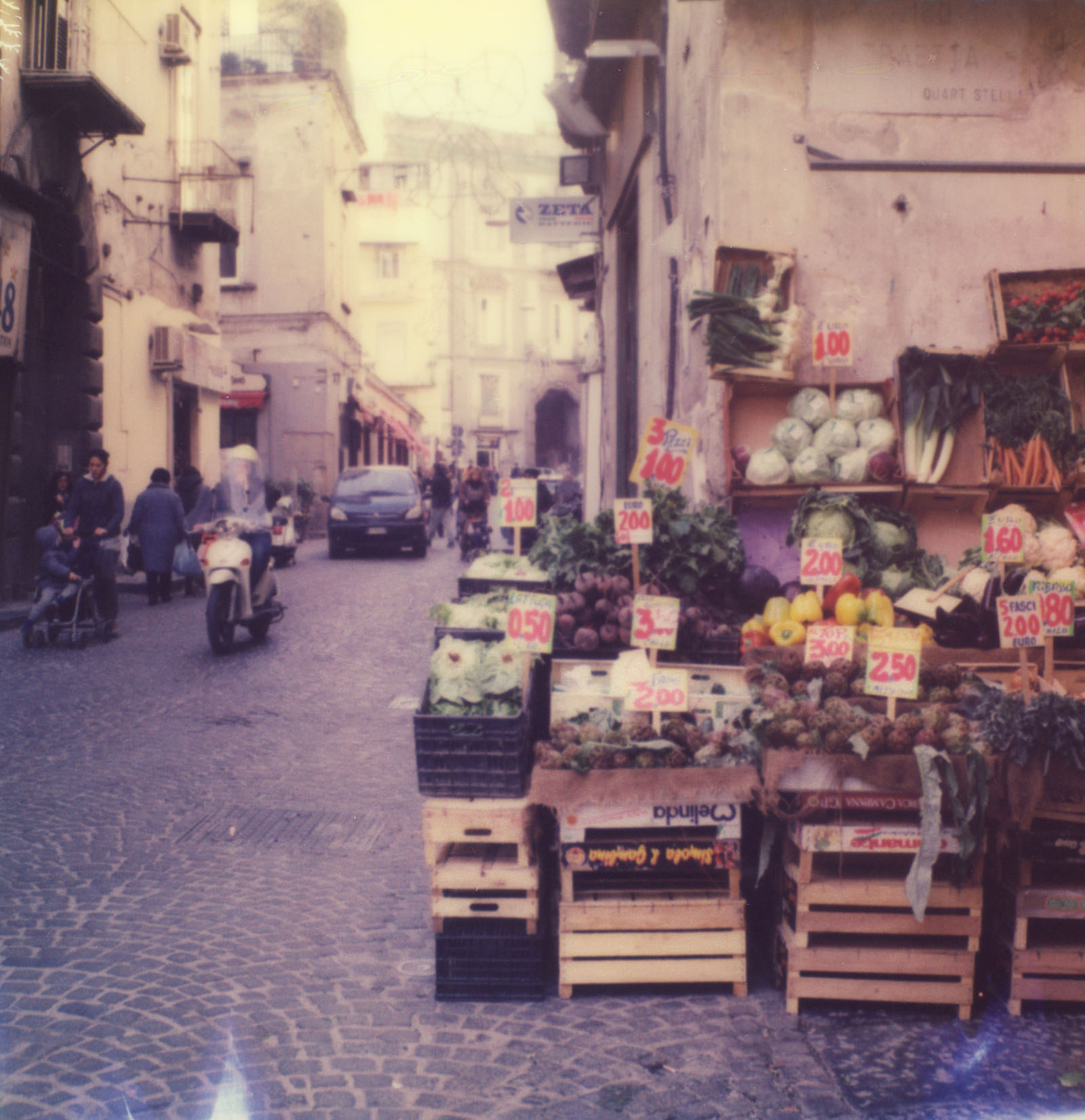 italy vacation polaroids