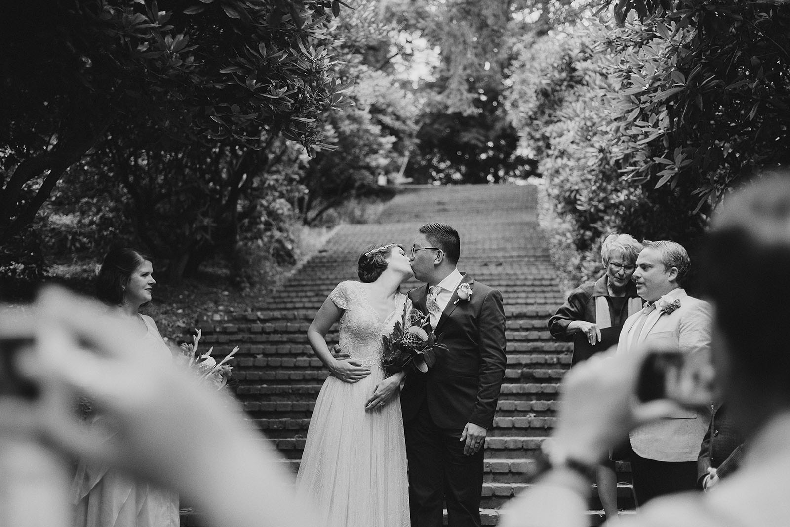 Ceremony in Laurelhurst Park | Downtown Portland Elopement