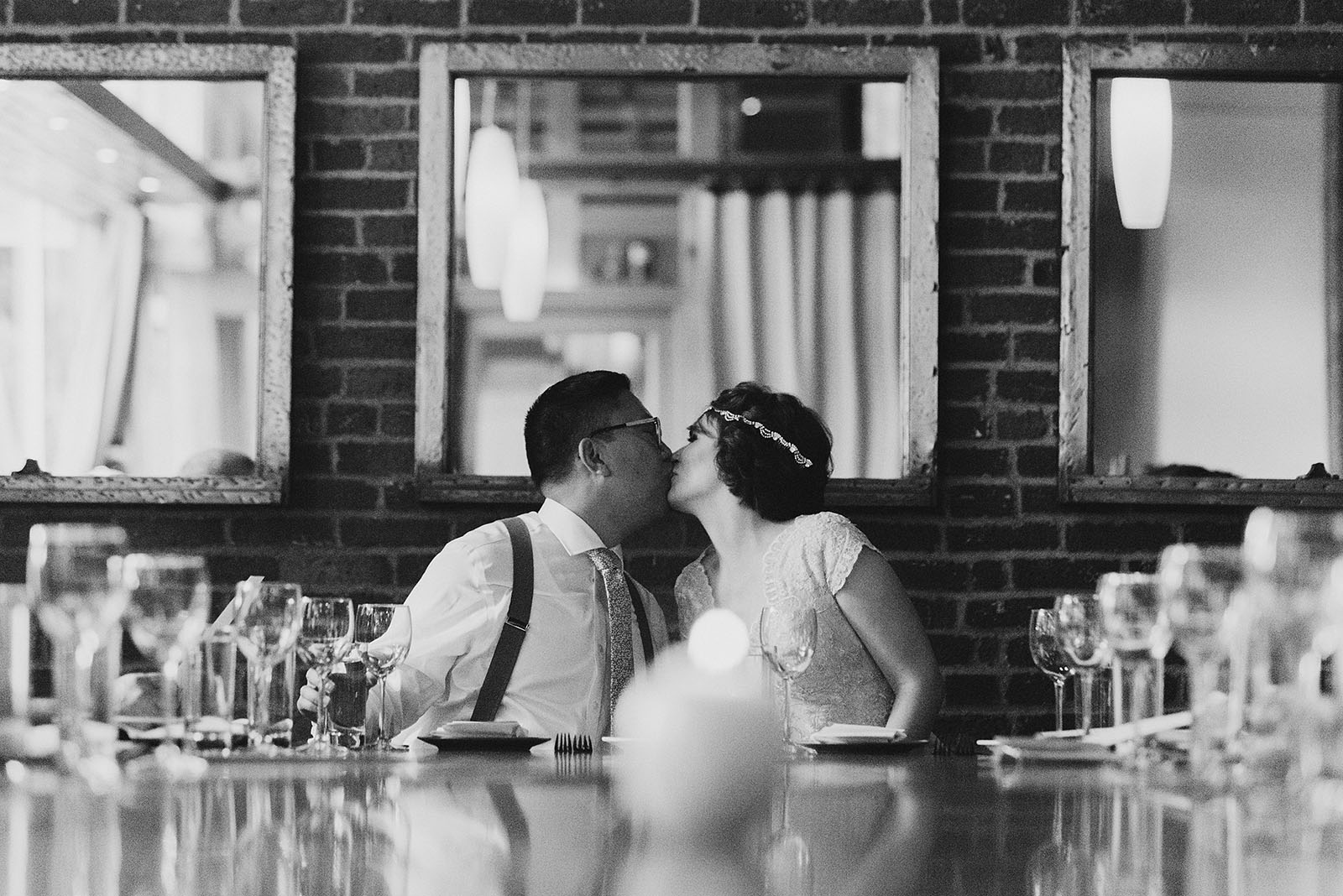 Reception at Park Kitchen | Downtown Portland Elopement