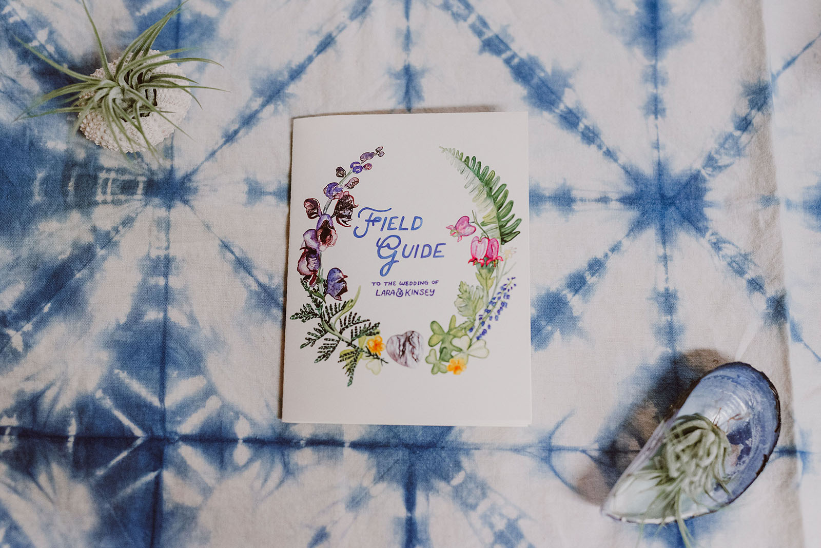 Invitations to a Camp Namanu wedding