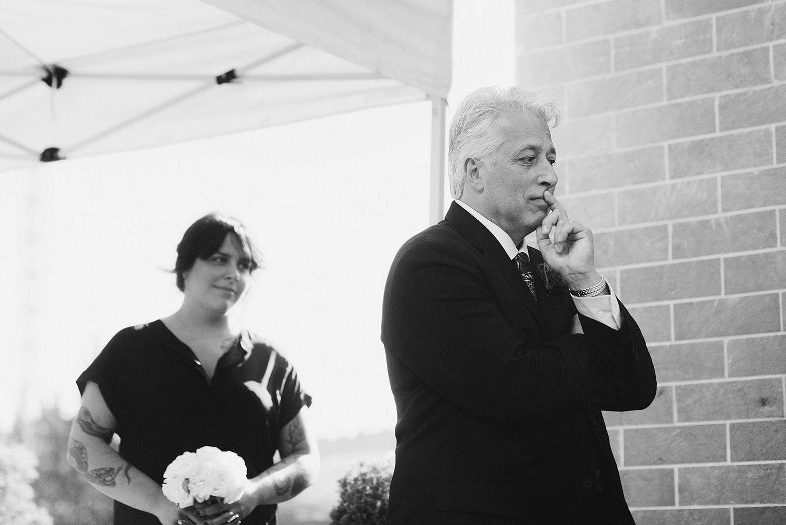 Groom and his daughter at an Ecotrust Wedding
