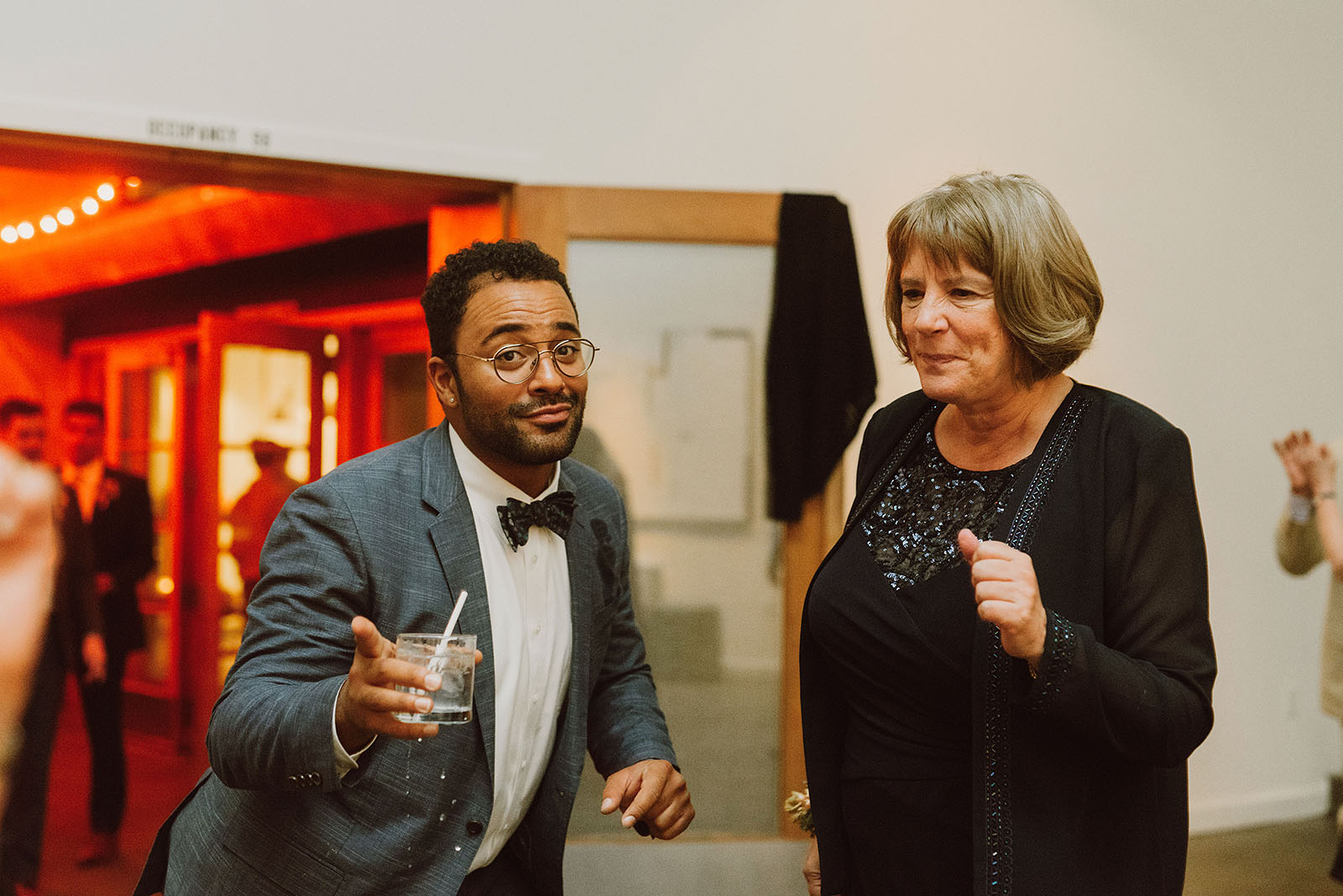 Guests dancing at the reception - Foreign Cinema Wedding