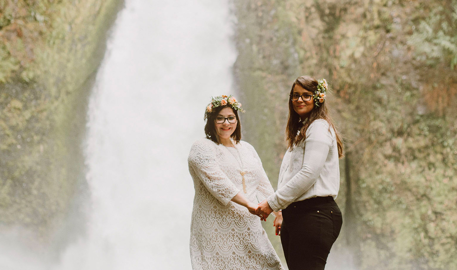 Portland Waterfall Elopement by Kim Smith-Miller