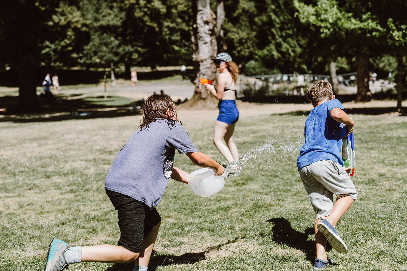 Public Water Gun Fight in Laurelhurst Park