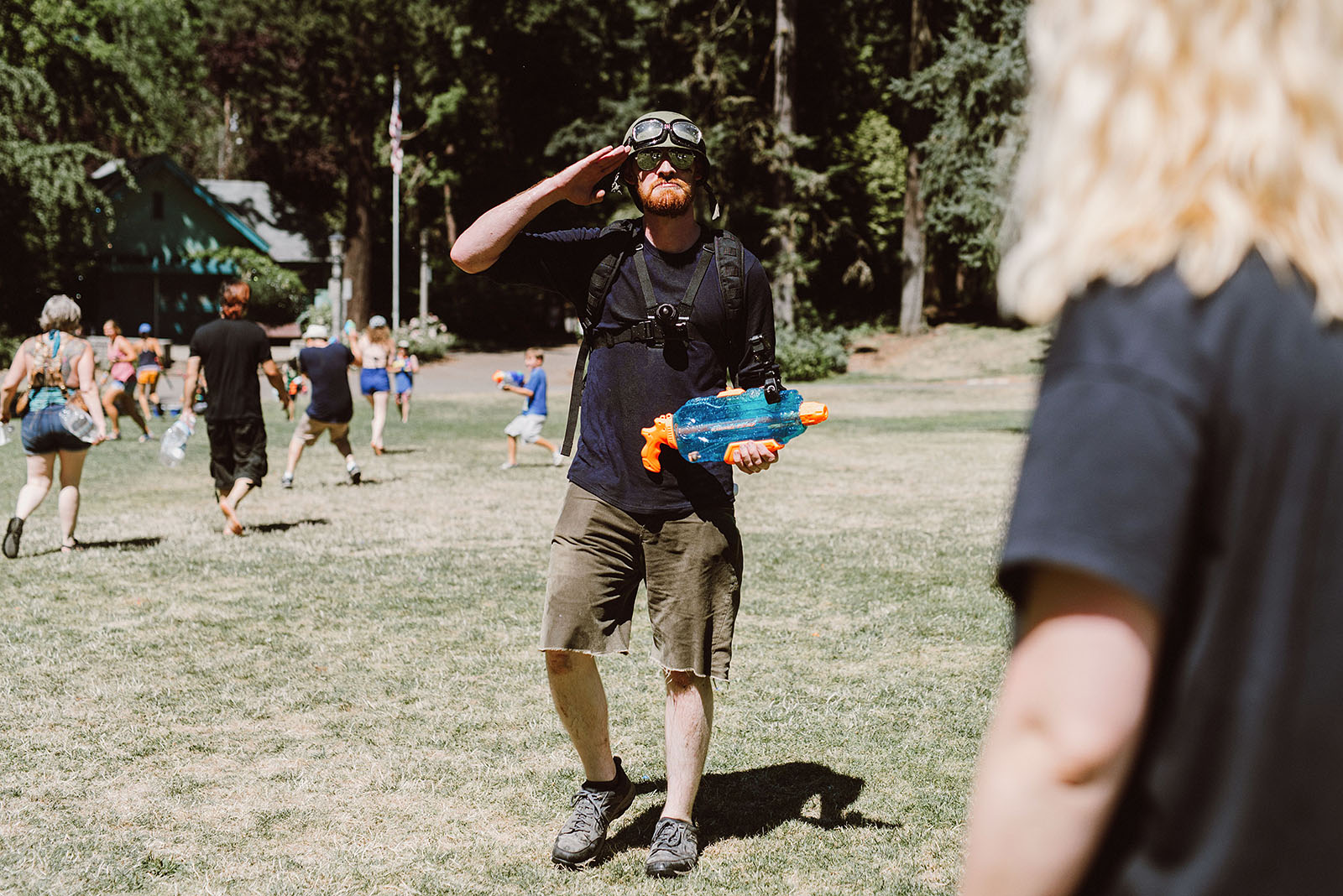 Public Water Gun Fight in Laurelhurst Park