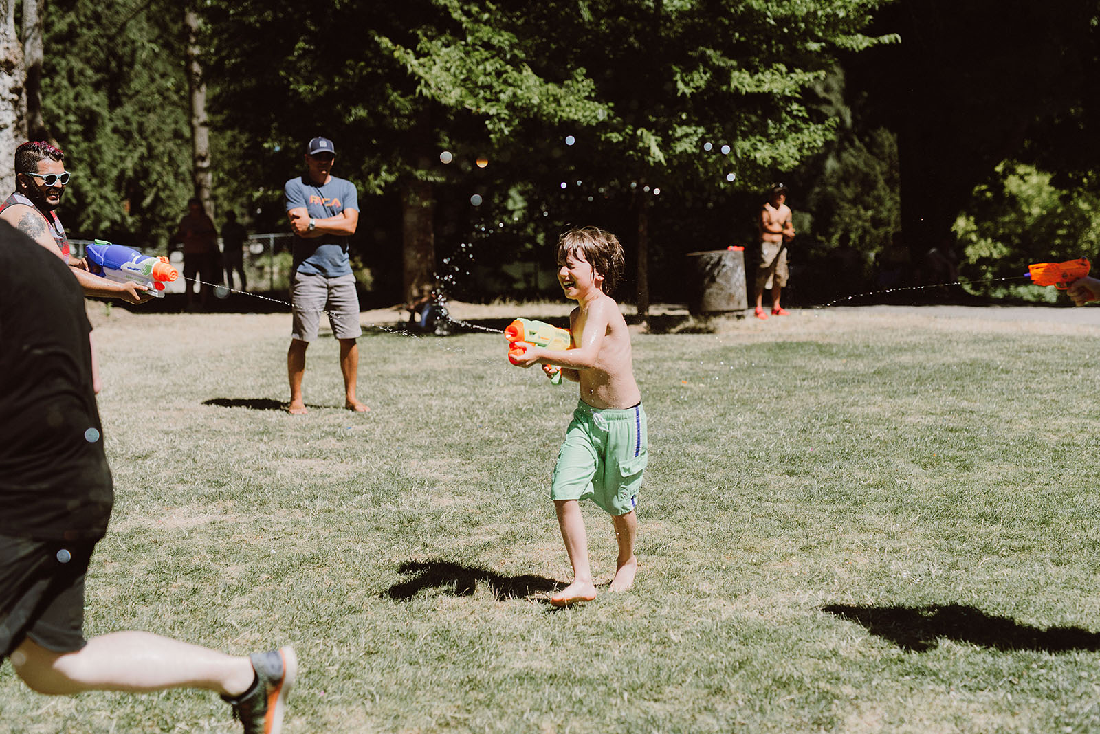 Public Water Gun Fight in Laurelhurst Park