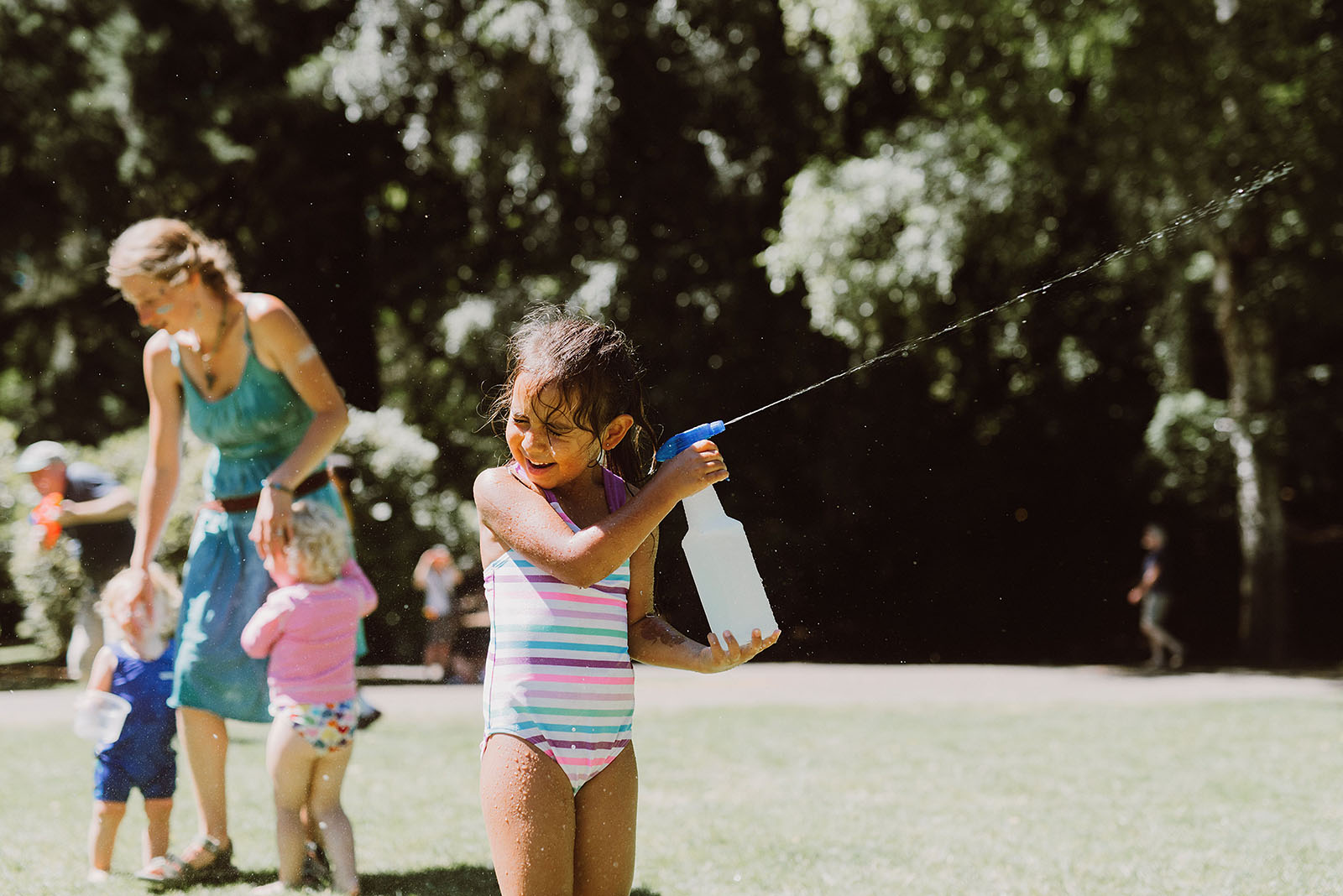 Public Water Gun Fight in Laurelhurst Park