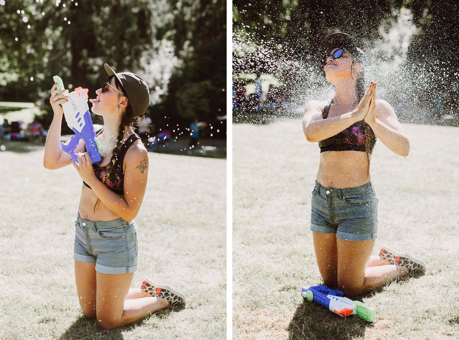 Public Water Gun Fight in Laurelhurst Park