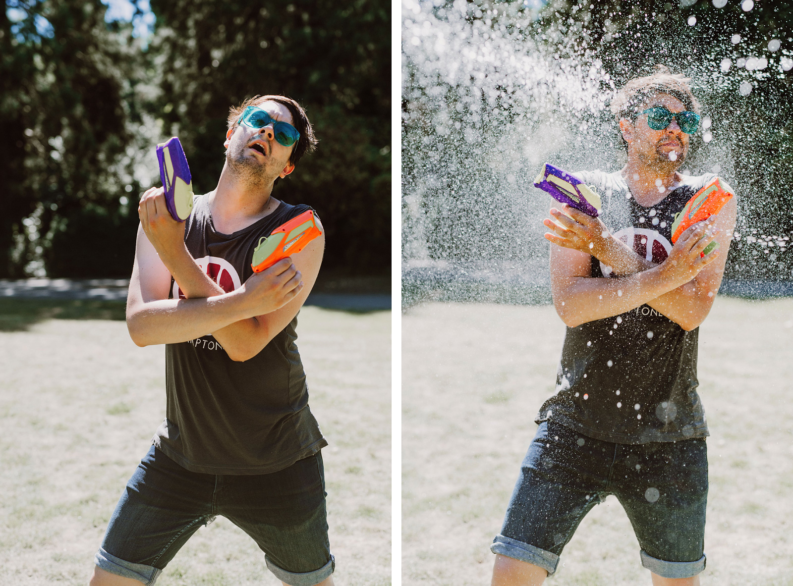 Public Water Gun Fight in Laurelhurst Park