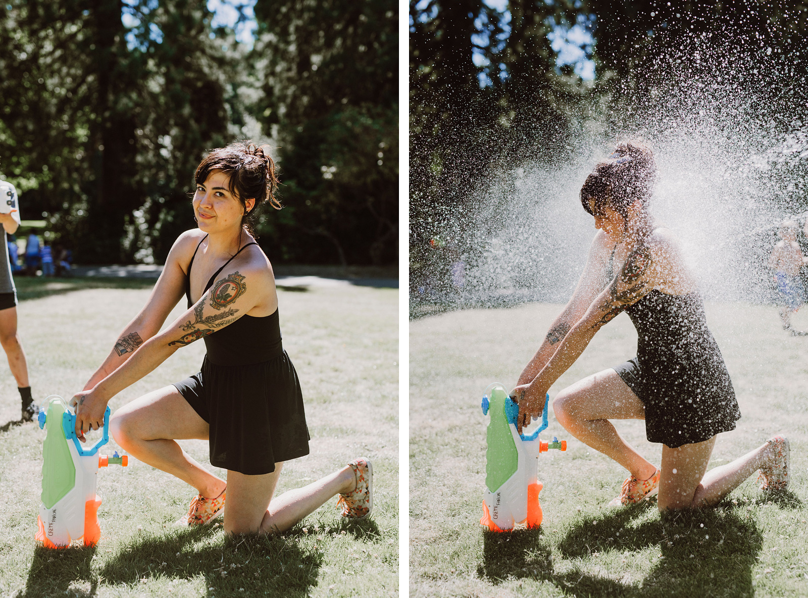 Public Water Gun Fight in Laurelhurst Park