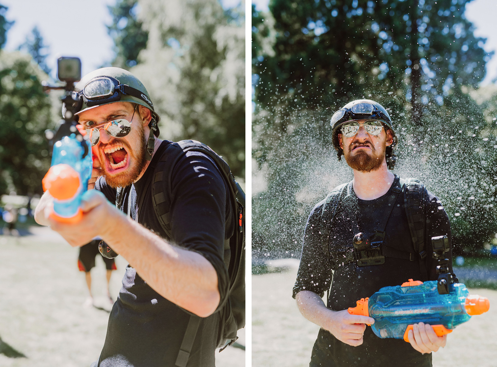 Public Water Gun Fight in Laurelhurst Park