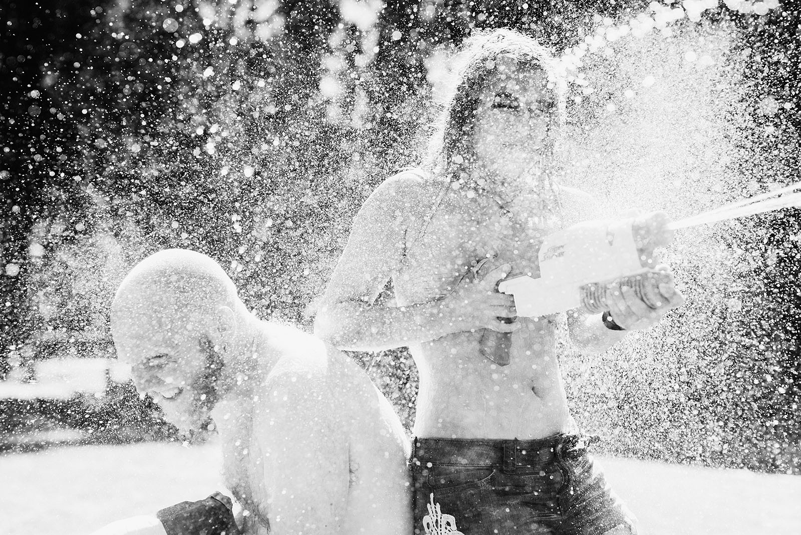 Public Water Gun Fight in Laurelhurst Park