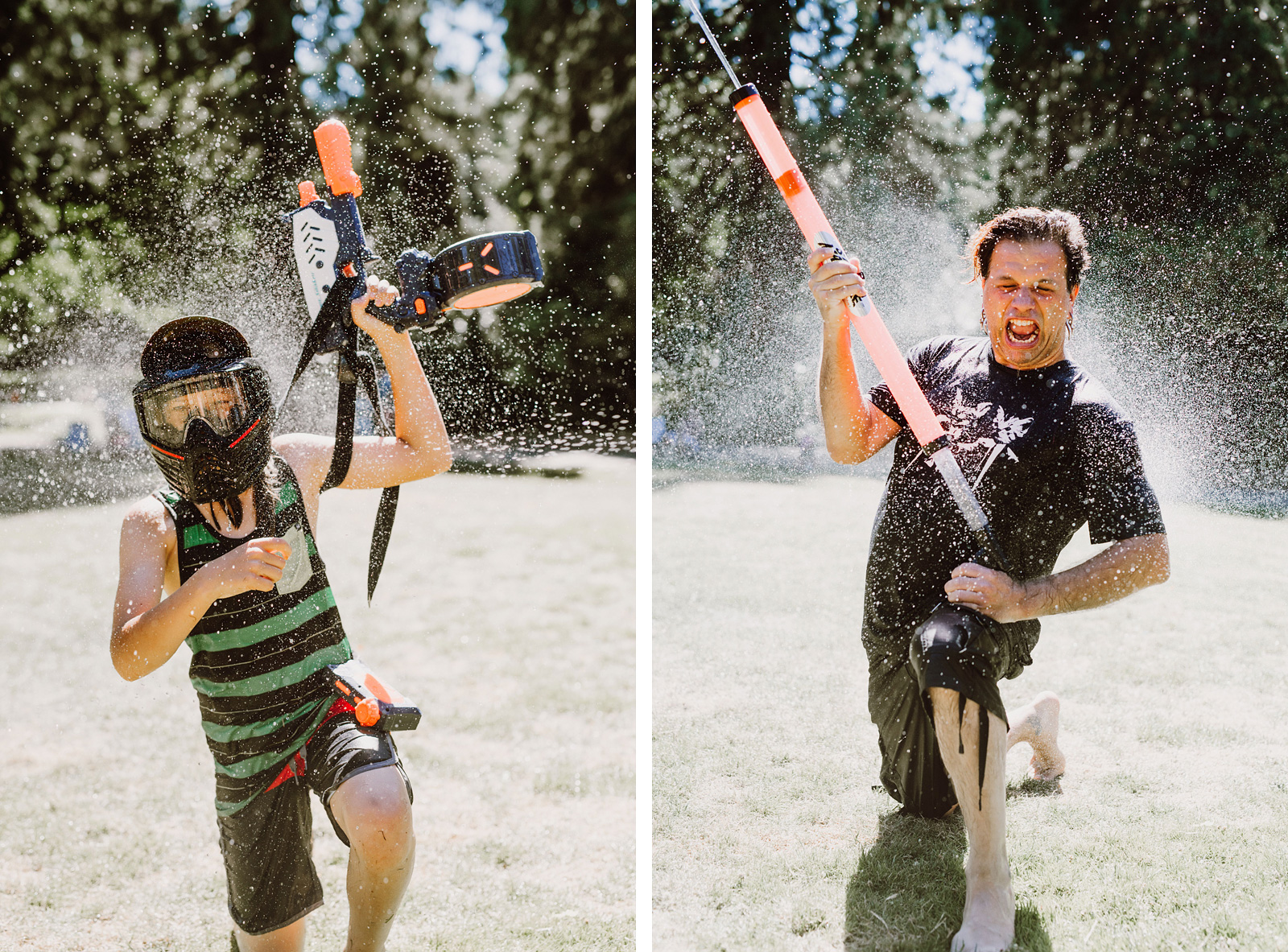 Public Water Gun Fight in Laurelhurst Park