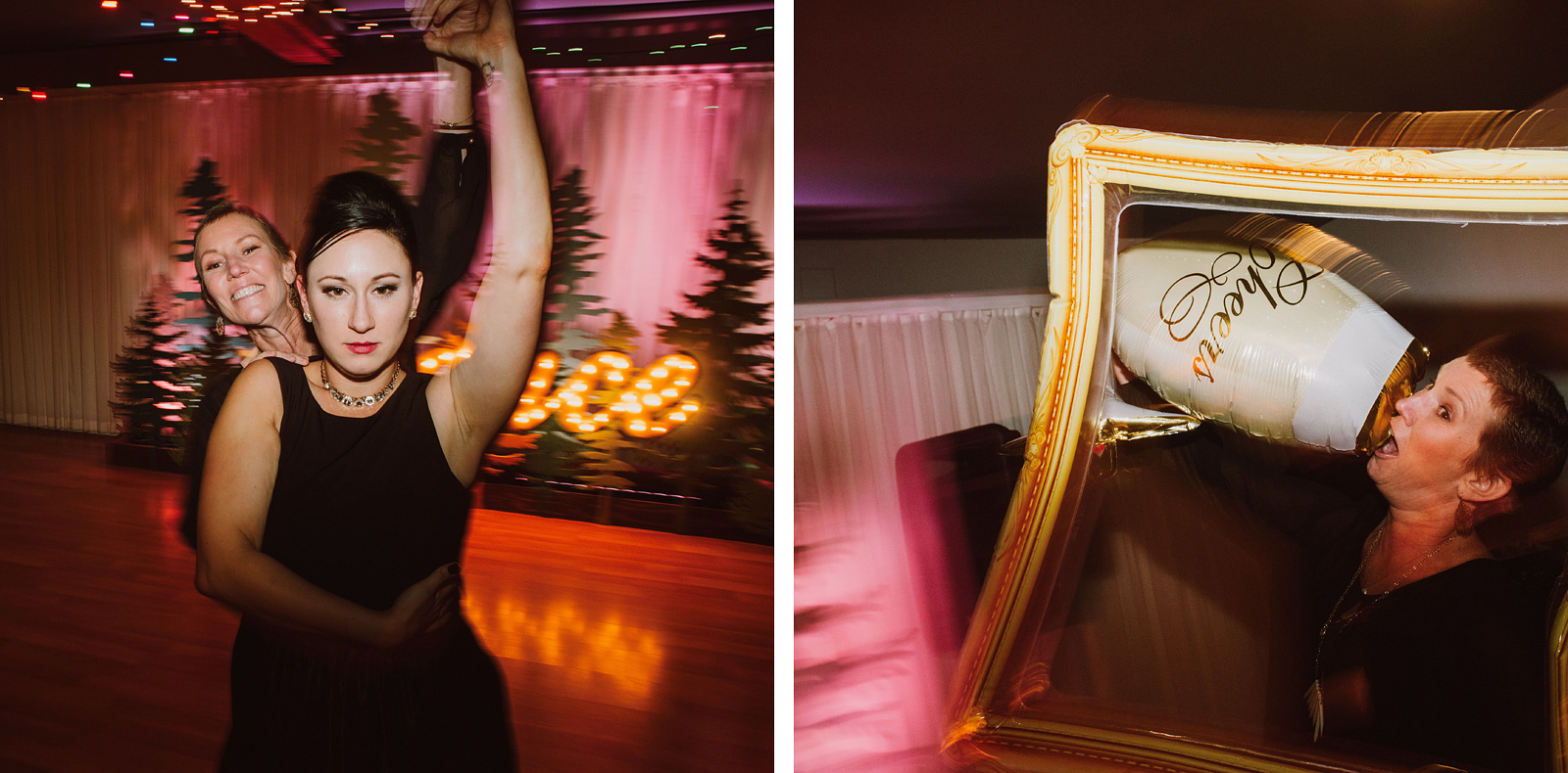 Guests getting crazy on the dance floor at The Colony St Johns Wedding
